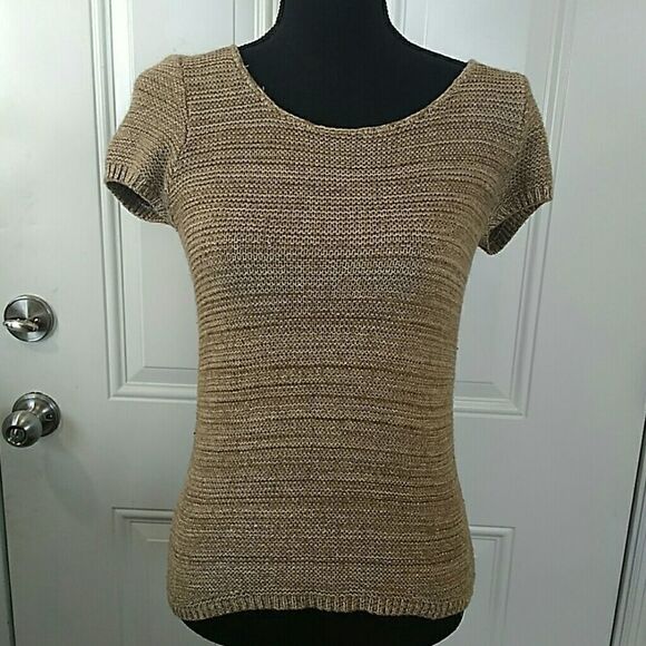 Loft three-button in back short sleeve sweater - Picture 1 of 6